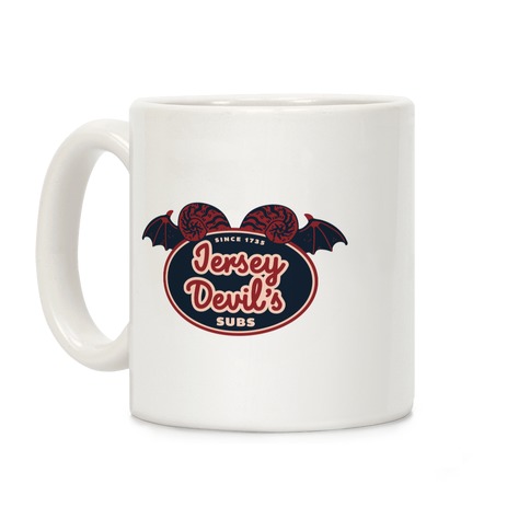 Jersey Devil Subs Logo Parody Coffee Mug