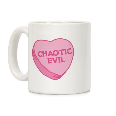 Chaotic Evil Candy Heart Coffee Mug