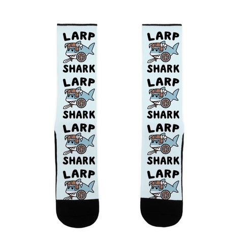 Larp Shark Sock