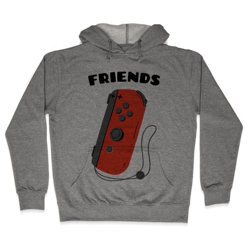 Best Friends Joycon Red Hooded Sweatshirt