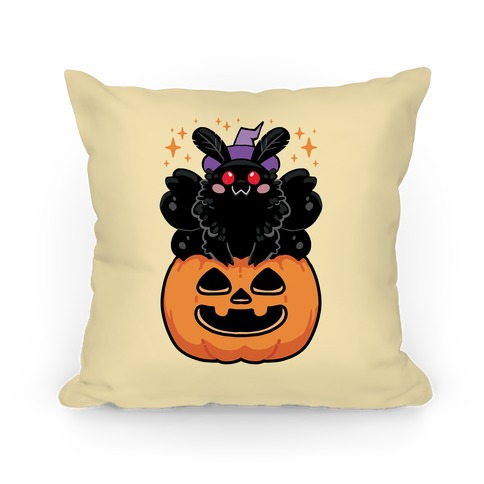 Cute Halloween Mothman Pillow