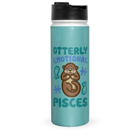 Otterly Emotional Pisces Travel Mug