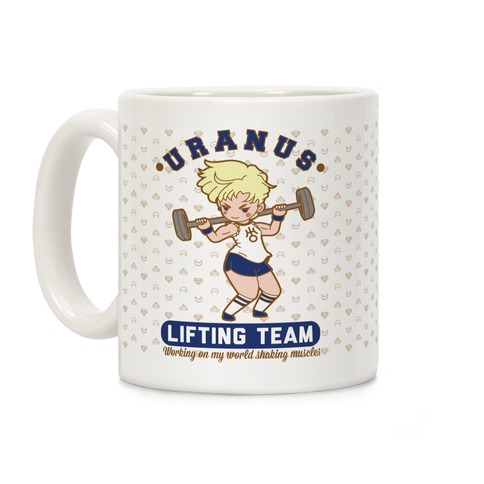Uranus Lifting Team Parody Coffee Mug