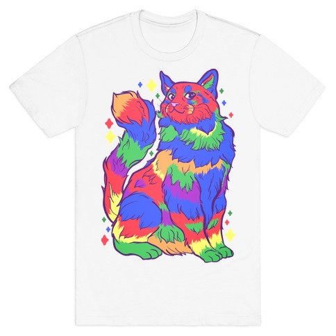 Gay Pride Cat T-Shirt