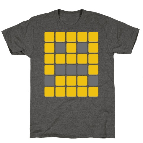 Wordle Pixel Frown T-Shirt