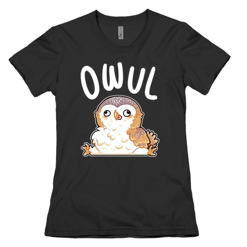 Derpy Owl Owul Womens T-Shirt