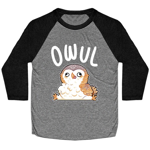 Derpy Owl Owul Baseball Tee