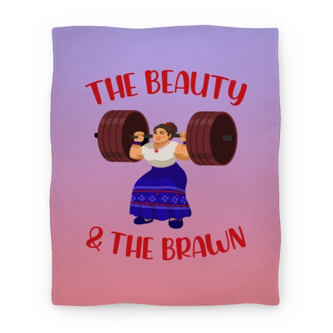 The Beauty and the Brawn Blanket