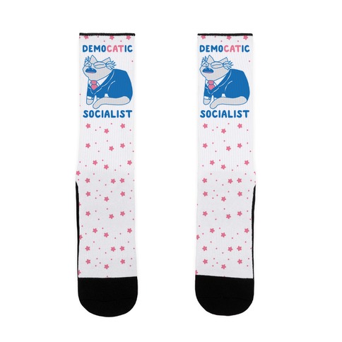 DemoCATic Socialist Sock
