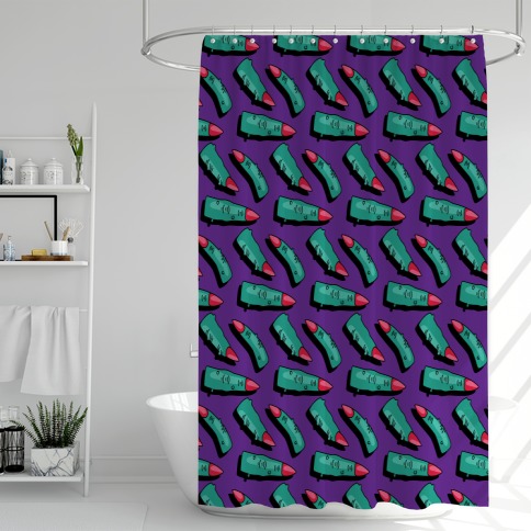 Witch Finger Pattern Shower Curtain