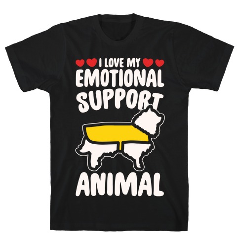 emotional support animal t shirt