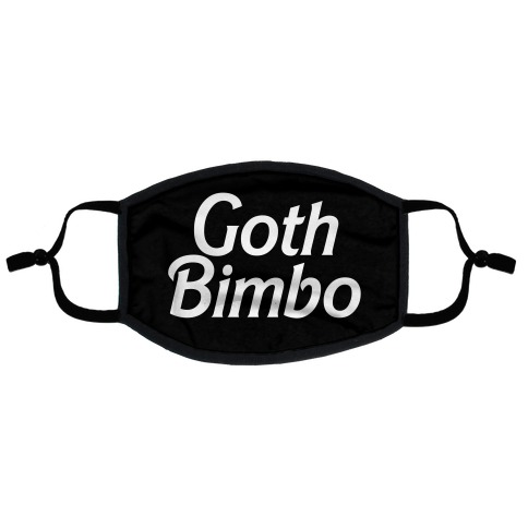 Goth Bimbo Flat Face Mask