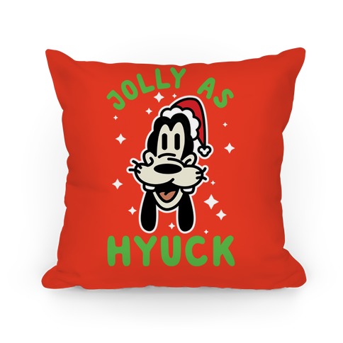 Jolly As Hyuck Goofy Parody Pillow