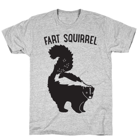 Fart Squirrel Skunk T-Shirt