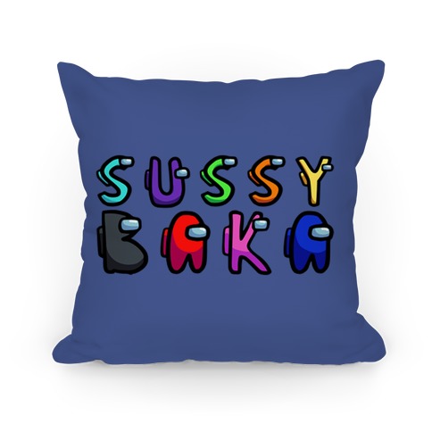 Sussy Baka (Among Us Parody) Pillow