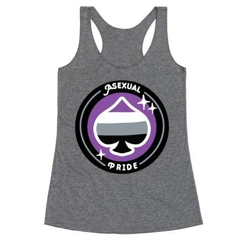 Asexual Pride Patch Racerback Tank Top