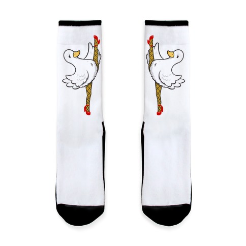 Duck Dance Pin-up Legs Sock