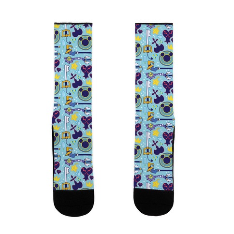 Kingdom Hearts pattern Sock