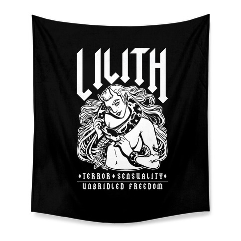 Lilith Terror Sensuality Unbridled Freedom Tapestry