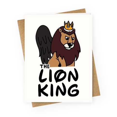 The Lion King Moonracer Greeting Card