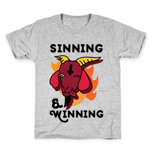 Sinning & Winning Kids T-Shirt