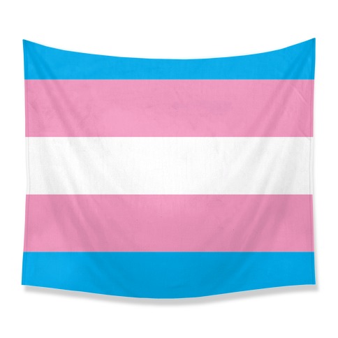 Trans Pride Flag Tapestry
