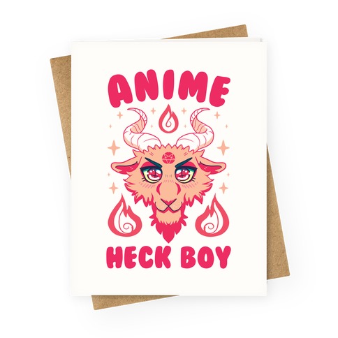 Anime Heck Boy Greeting Card