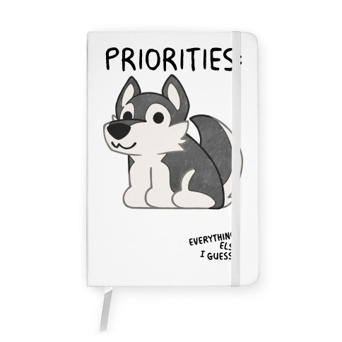 Husky Priorities Notebook