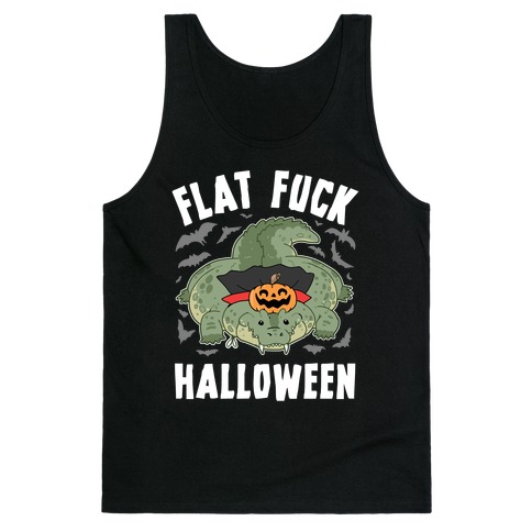 Flat F*** Halloween Tank Top
