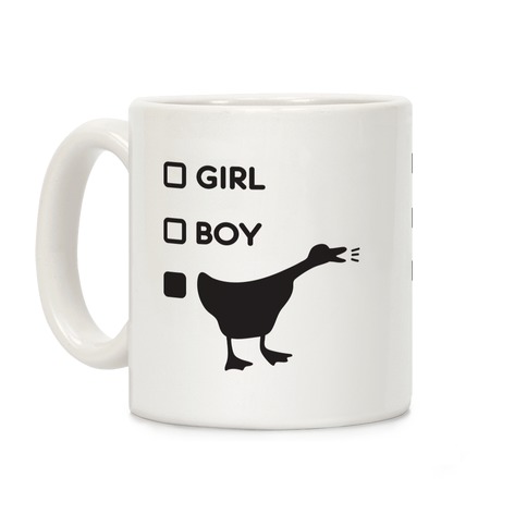 Girl Boy Goose Gender Coffee Mug