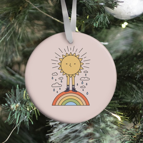 Solar Power Rainbow Ornament