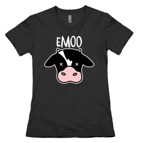 Emoo Emo Cow Womens T-Shirt