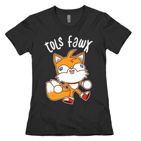 Derpy Tails Tols Fawx Womens T-Shirt