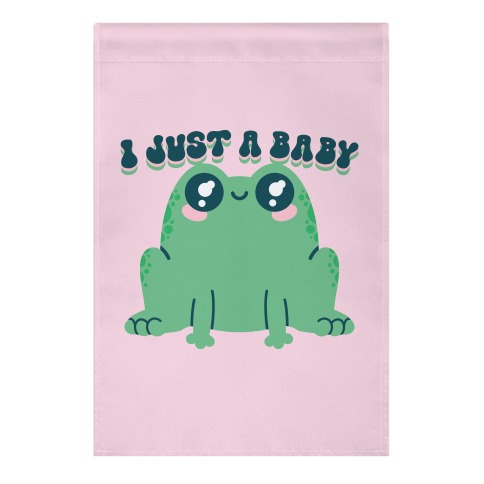 I Just A Baby Frog Garden Flag