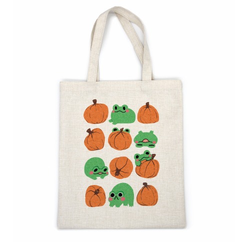 Pumpkins Frogs Casual Tote