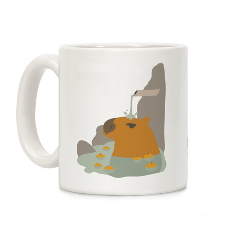 Capybara Hot Spring Coffee Mug