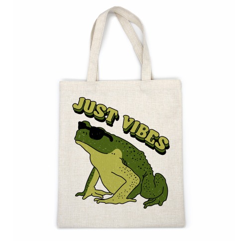 Just Vibes Frog Casual Tote