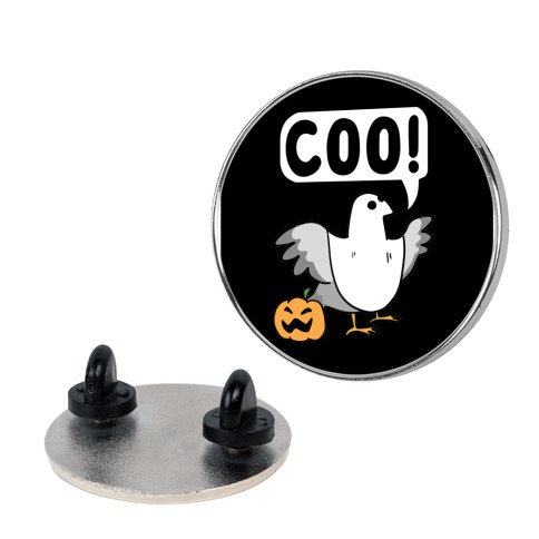 Coo - Halloween Pigeon Pin