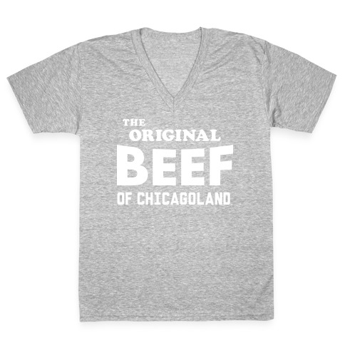 The Original Beef of Chicagoland V-Neck Tee Shirt