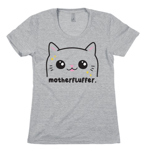 Cuss Cat Motherfluffer Womens T-Shirt