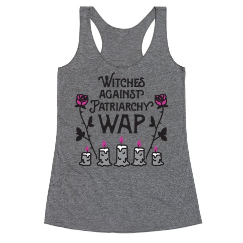Witches Against Patriarchy WAP Racerback Tank Top