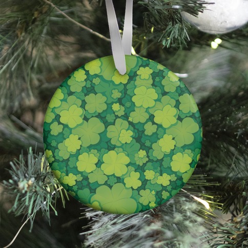 Clover Patch Pattern Ornament