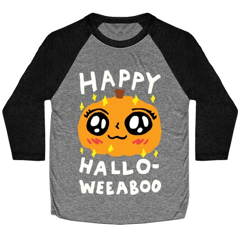 Happy Hallo-Weeaboo Pumpkin Baseball Tee