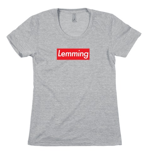 Lemming Fashion Design Parody  Womens T-Shirt