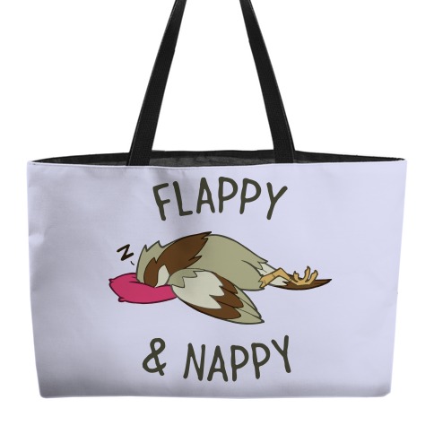 Flappy And Nappy Weekender Tote