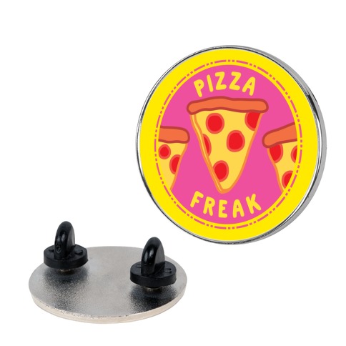 Pizza Freak Pop Culture Merit Badge Pin
