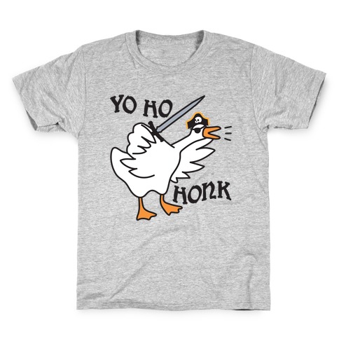 Yo Ho Honk Pirate Goose Kids T-Shirt