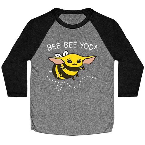Bee Bee Yoda Baseball Tee