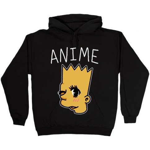 Anime Bort Parody Hooded Sweatshirt