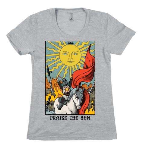 Praise The Sun Tarot Card Womens T-Shirt